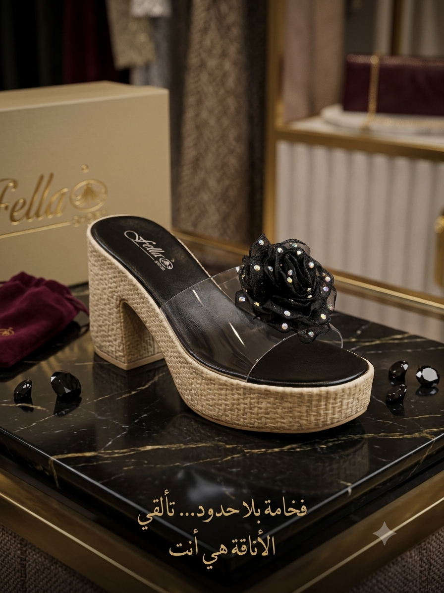 صابو صيفي أنيق مع ورود كريستالية – فخامة وراحة لكافة المناسبات